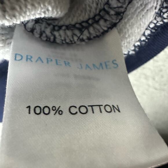 Draper James Size M Womens Black Gingham Crewneck Natalie Sweatshirt - Picture 5 of 7